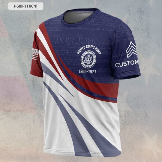 Customized U.S Veteran T-shirt