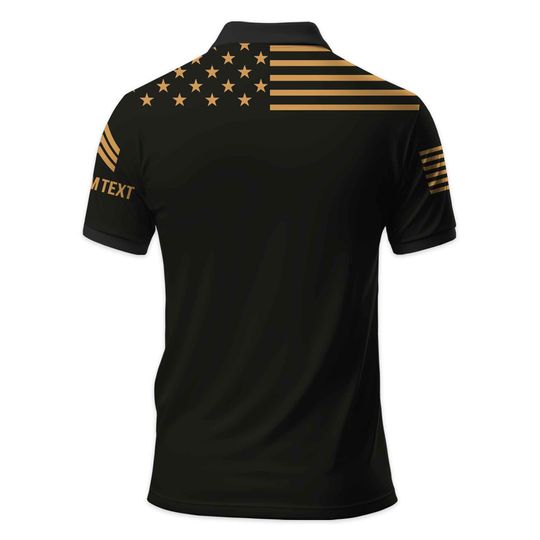 Customized U.S Veteran Polo Shirt