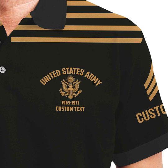 Customized U.S Veteran Polo Shirt
