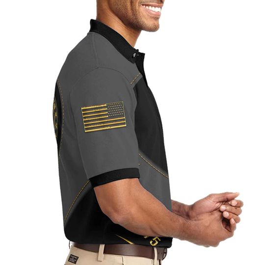 U.S Veteran Customized Polo Shirt