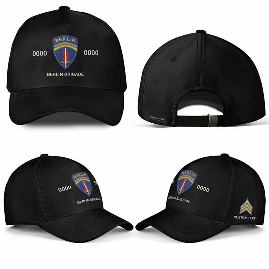 Customized Army Units Embroidered Classic Cap