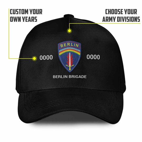 Customized Army Units Embroidered Classic Cap