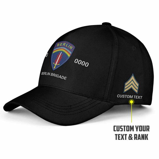 Customized Army Units Embroidered Classic Cap