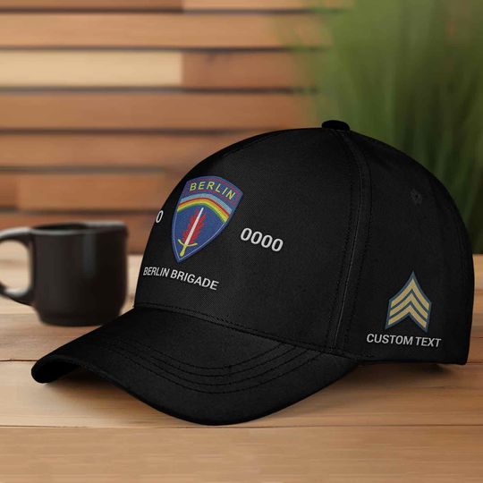 Customized Army Units Embroidered Classic Cap