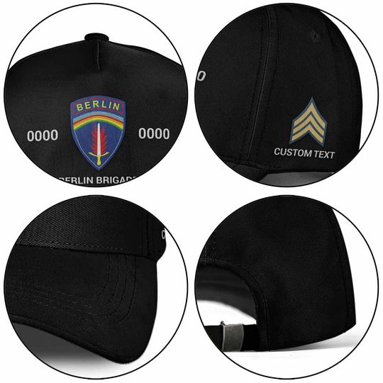 Customized Army Units Embroidered Classic Cap