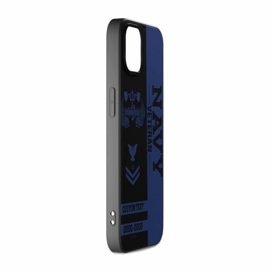 Customized US Navy Badges Veteran Proudly Served Phone Case