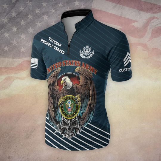 Custom U.S. Veteran Bowling Jersey
