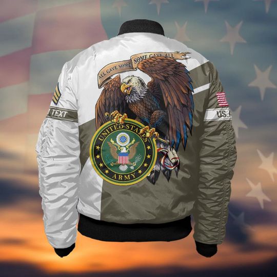 Customized US Army Bomber Jacket