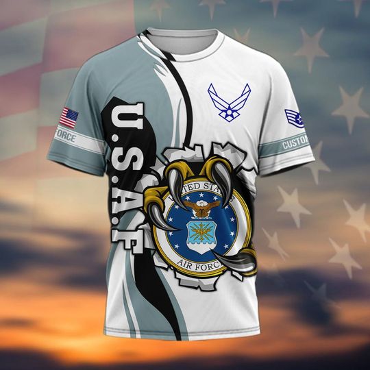 Customized US Air Force 3D shirt