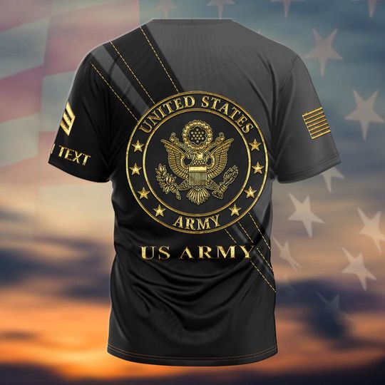 Customized Army Divisions 3D Shirt