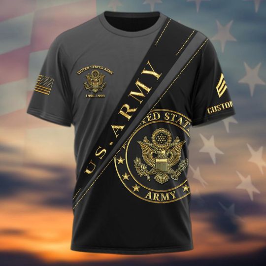 Customized Army Divisions 3D Shirt