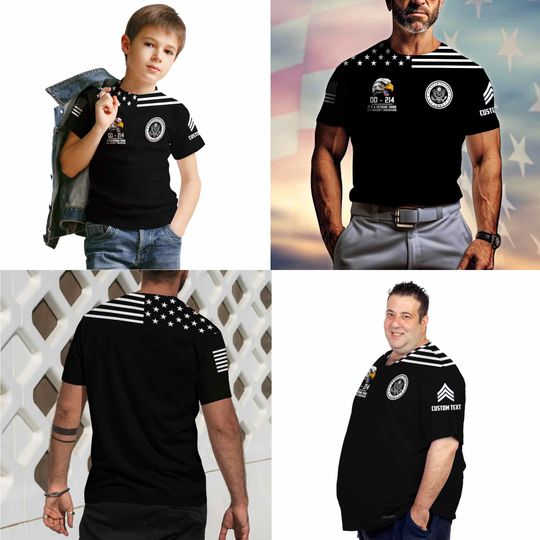 Customized DD-214 Veteran T-Shirt