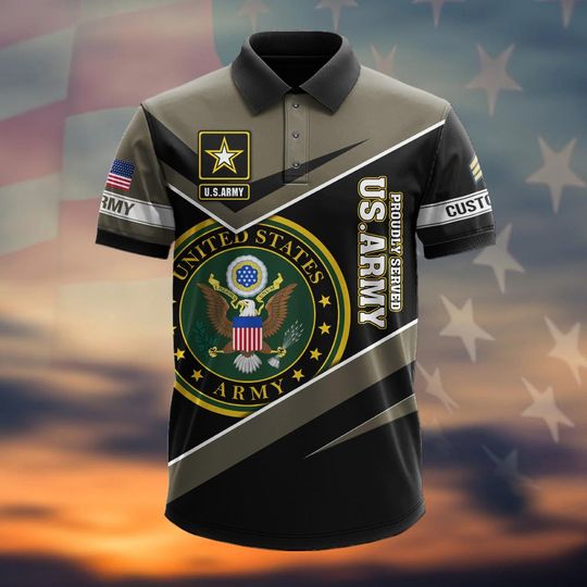 Customized US Military Polo Shirt