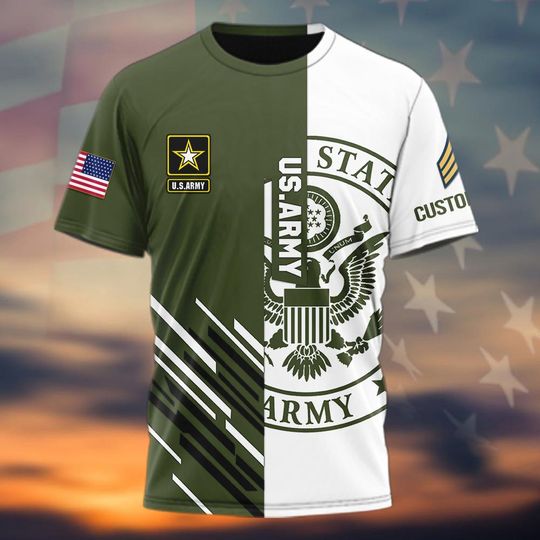 Customized US Army Veteran 3D Shirts