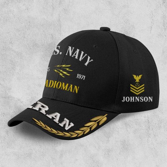 Customized Navy Rating Embroidered Baseball Cap