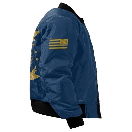 US Navy Rating Custom Bomber Jacket