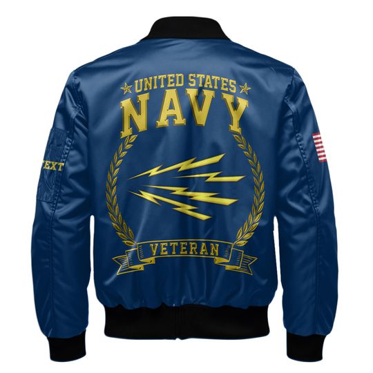 Customized US Navy Ratings Bomber Jacket