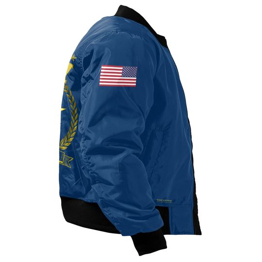 Customized US Navy Ratings Bomber Jacket