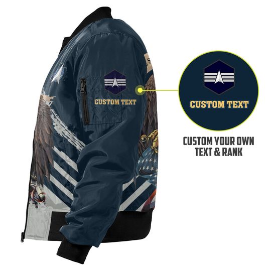 Customized US Space Force Bomber Jacket x “All Gave Some Some Gave All”