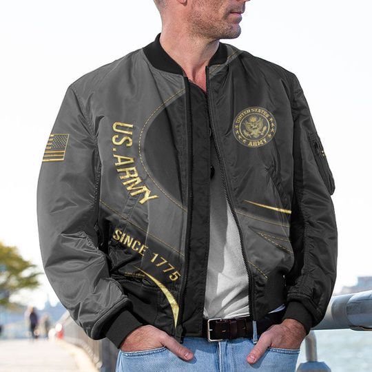 Customized U.S Army Proudly Served Bomber Jacket