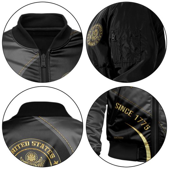 Customized U.S Army Proudly Served Bomber Jacket