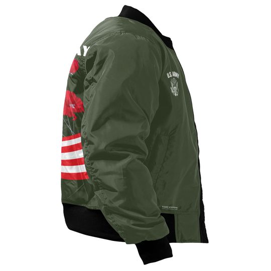 Customized US Army Memorial Day Bomber Jacket: Remember & Honor Our Veterans