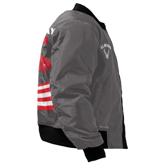 Customized US Air Force Memorial Day Bomber Jacket: Remember & Honor Our Veterans