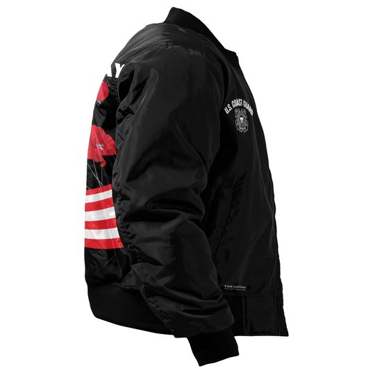 Customized US Coast Guard Memorial Day Bomber Jacket: Remember & Honor Our Veterans