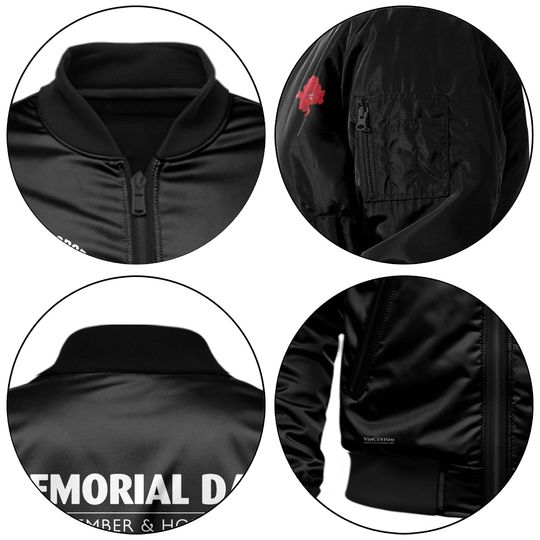 Customized US Space Force Memorial Day Bomber Jacket: Remember & Honor Our Veterans
