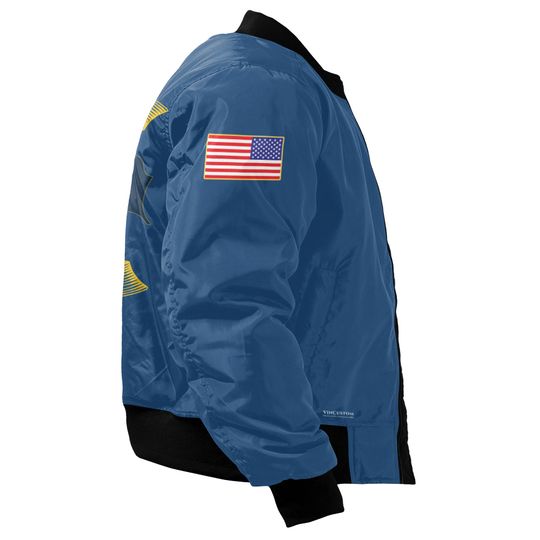 Customized US Navy Bomber Jacket