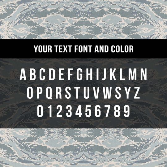 Customized Camouflage U.S. Air Force Bomber Jacket