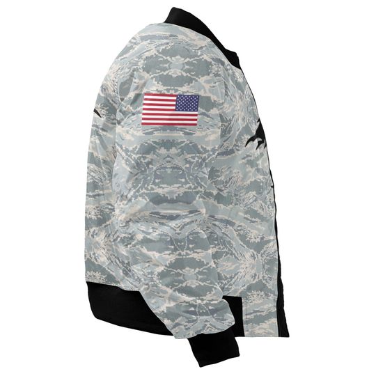 Customized Camouflage U.S. Air Force Bomber Jacket