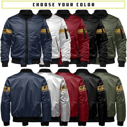 Customized U.S Coast Guard Proudly Served Bomber Jacket