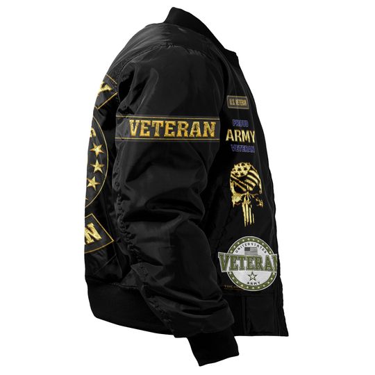 Customized U.S Army Proudly Served Bomber Jacket