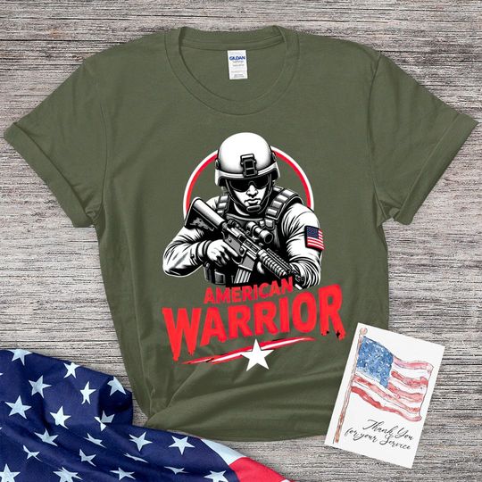 American Warrior Graphic T-shirt