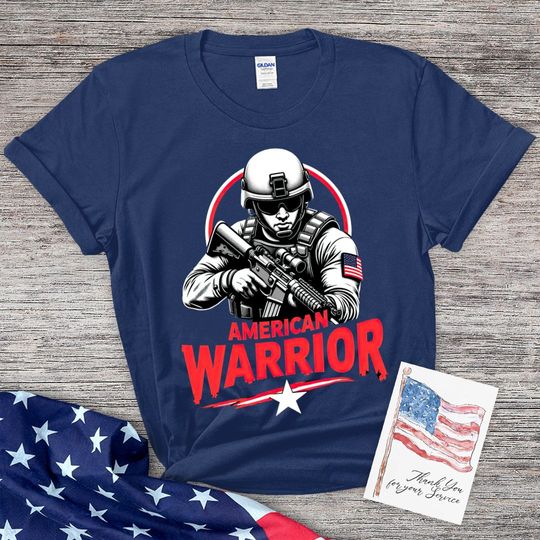 American Warrior Graphic T-shirt