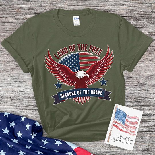 American Eagle Land of the Free T-shirt