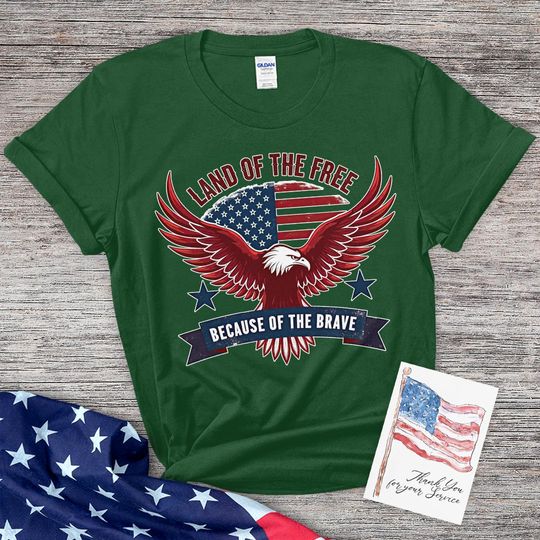 American Eagle Land of the Free T-shirt