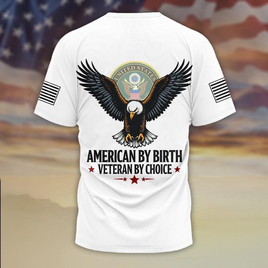 American Veteran 3D T-Shirt