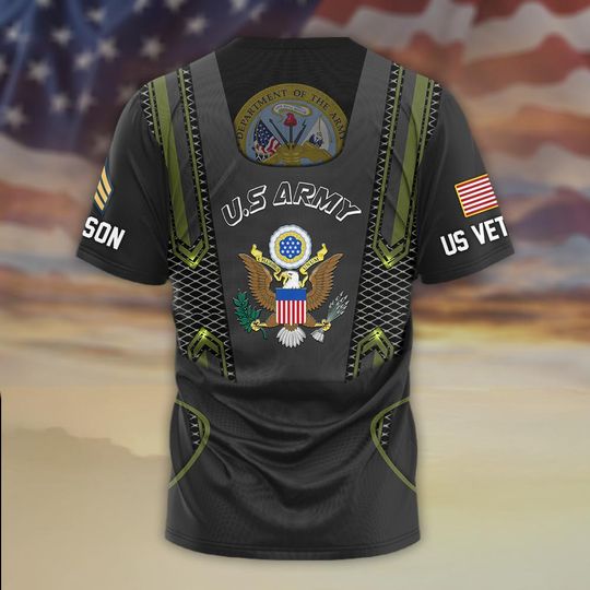 United We Stand Veterans We Honor 3D T-Shirt