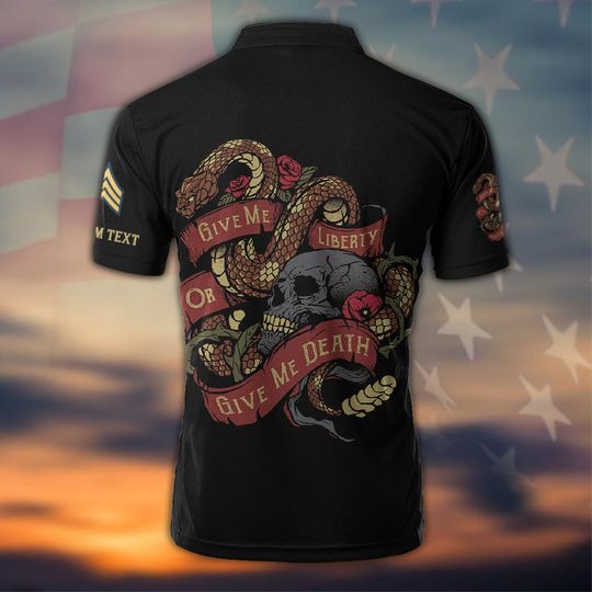 Customized Defiant Patriot Tee - Liberty or Death Edition