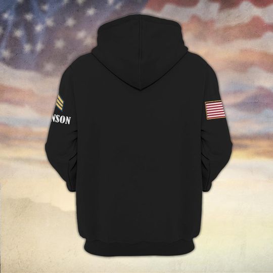 Customized US Veteran Duty Honor Country 3D Hoodie