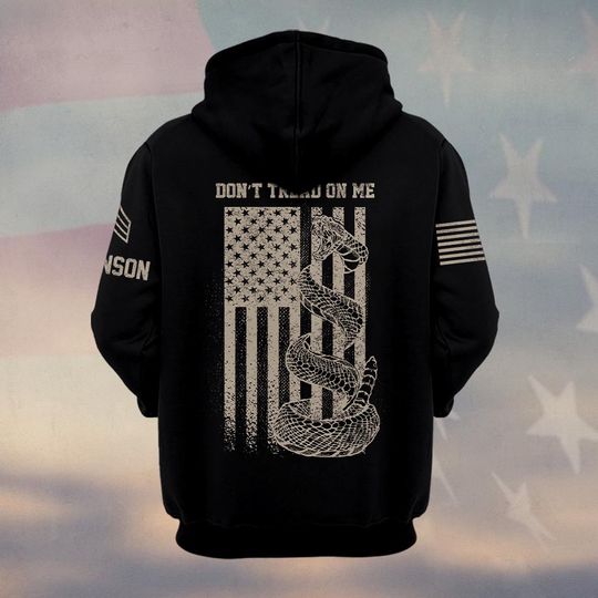 Customized U.S Veteran no treading 3D Hoodie
