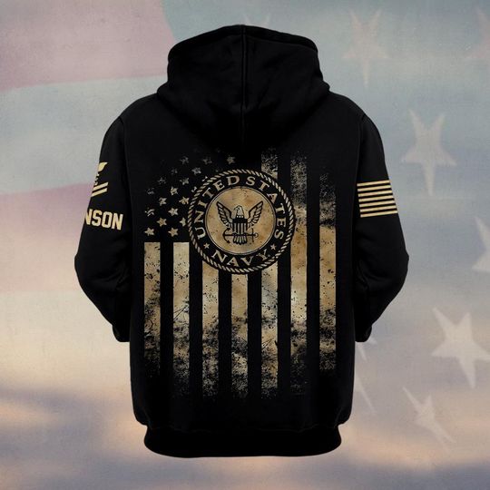 Customized U.S Navy 3D Hoodie