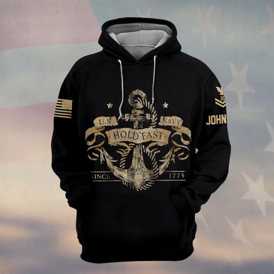 Customized U.S Navy 3D Hoodie