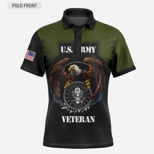 Personalized U.S. Army Veteran – Polo Shirt