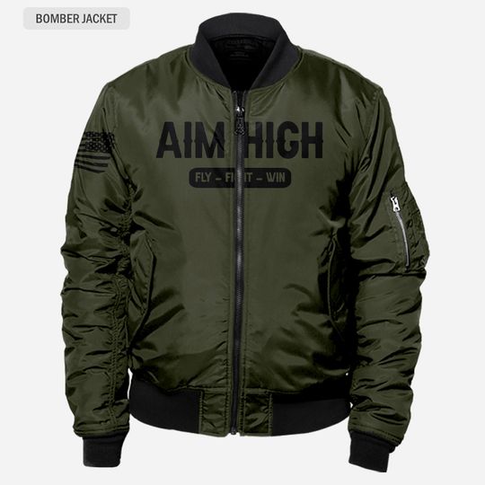 Personalized U.S Air Force Veteran  Bomber Jacket