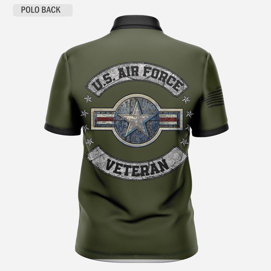 Personalized Air Force Veteran – Polo Shirt