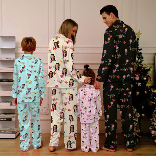 Personalized Cartoon Face Photo Cuban Collar Button Up