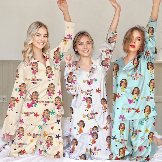 Personalized Cartoon Face Photo Cuban Collar Button Up